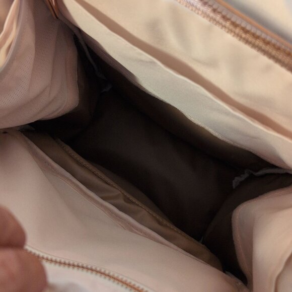 Clevermade Lily Blush Diaper Backpack Rose Gold Hardware in Leather Lots Pockets - Picture 5 of 8
